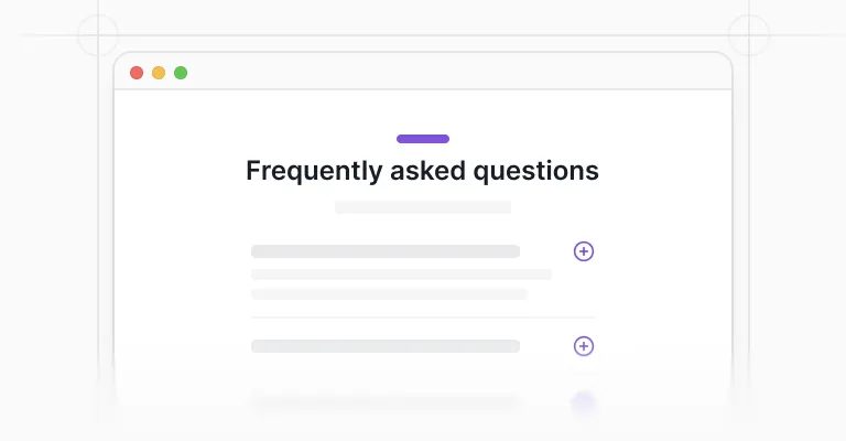 FAQ pages